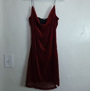 Fashion Nova Love You My Way Velvet Mini Dress